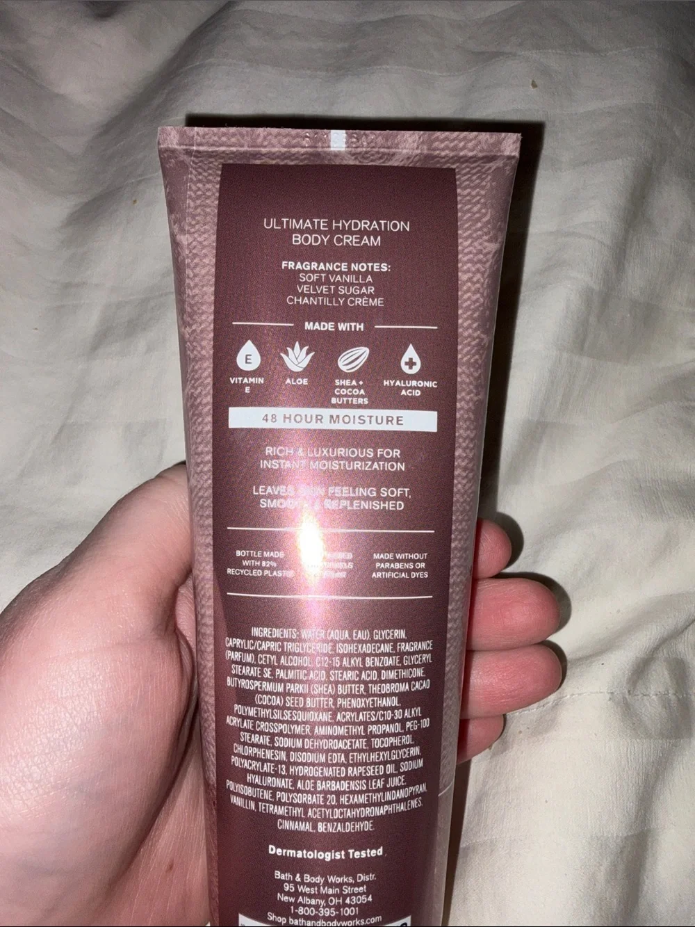 Brand New Bath & Body Works Wrapped in Vanilla Ultimate Hydration Body Cream🔥